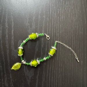 Green Beaded Bracelet
